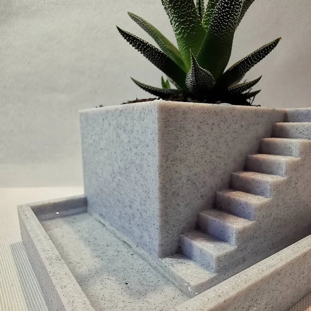 7ART 3D Modern Staircase Planter Pot