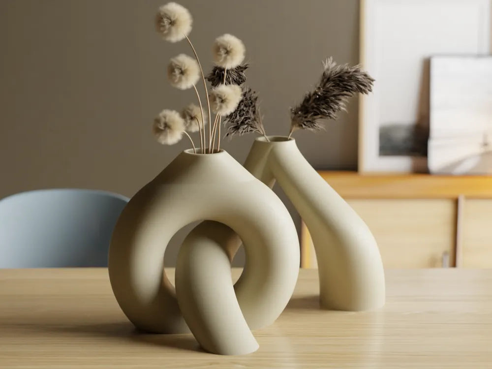 7ART 3D – Modern Minimalist Sculptural Vase Elegance