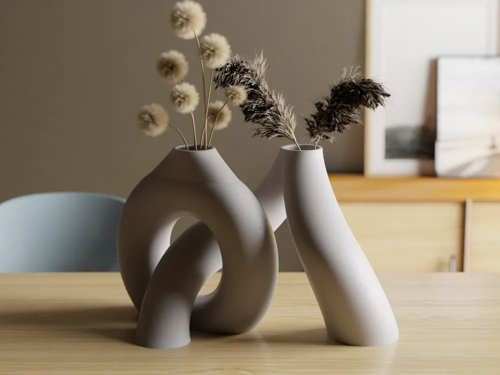 7ART 3D – Modern Minimalist Sculptural Vase Elegance