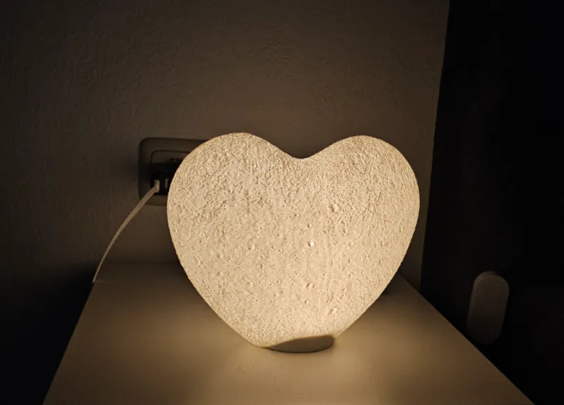 Romantic LED Heart Night Lamp – Soft Glow Bedside Mood Light for Bedroom & Gifting