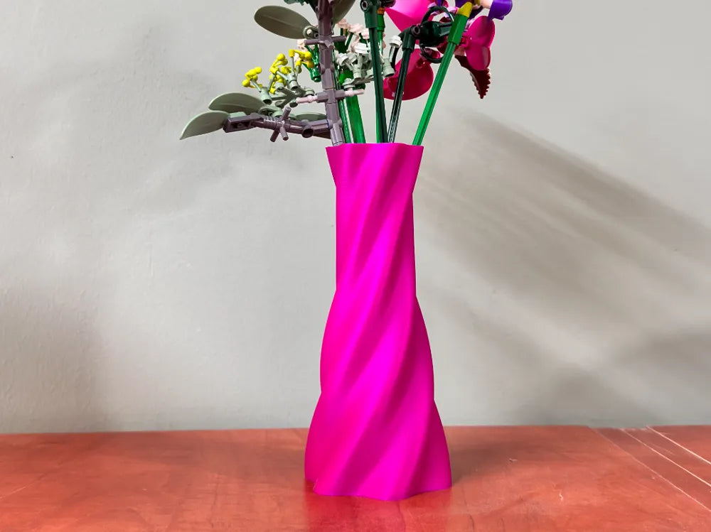 7ART 3D – Midnight Spiral Designer Vase
