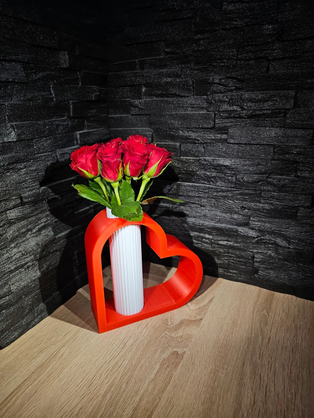 7Art 3D – Modern Heart Blossom