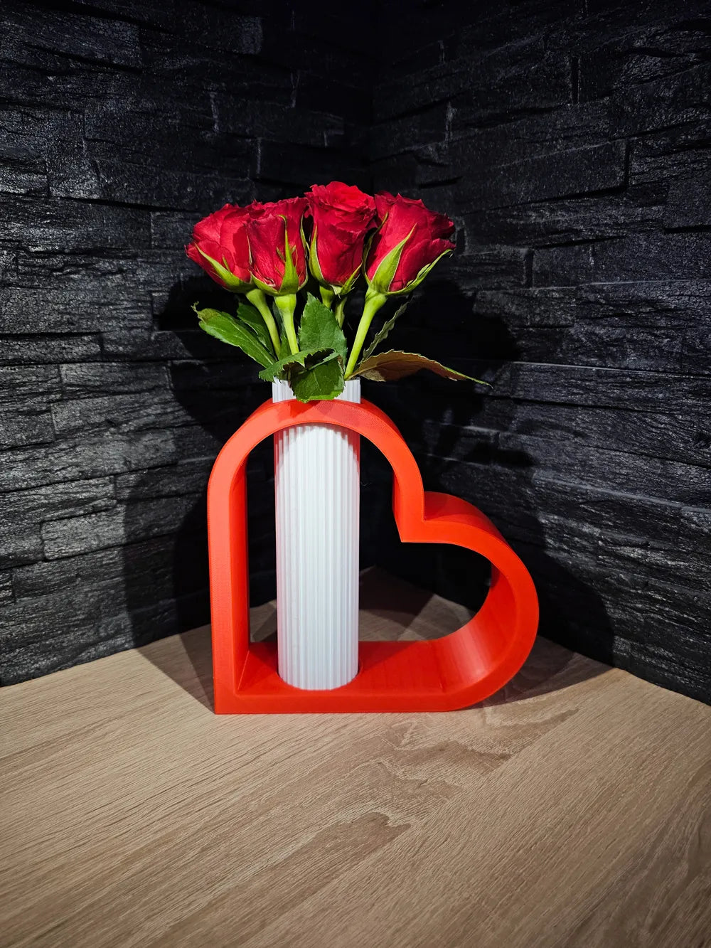 7Art 3D – Modern Heart Blossom