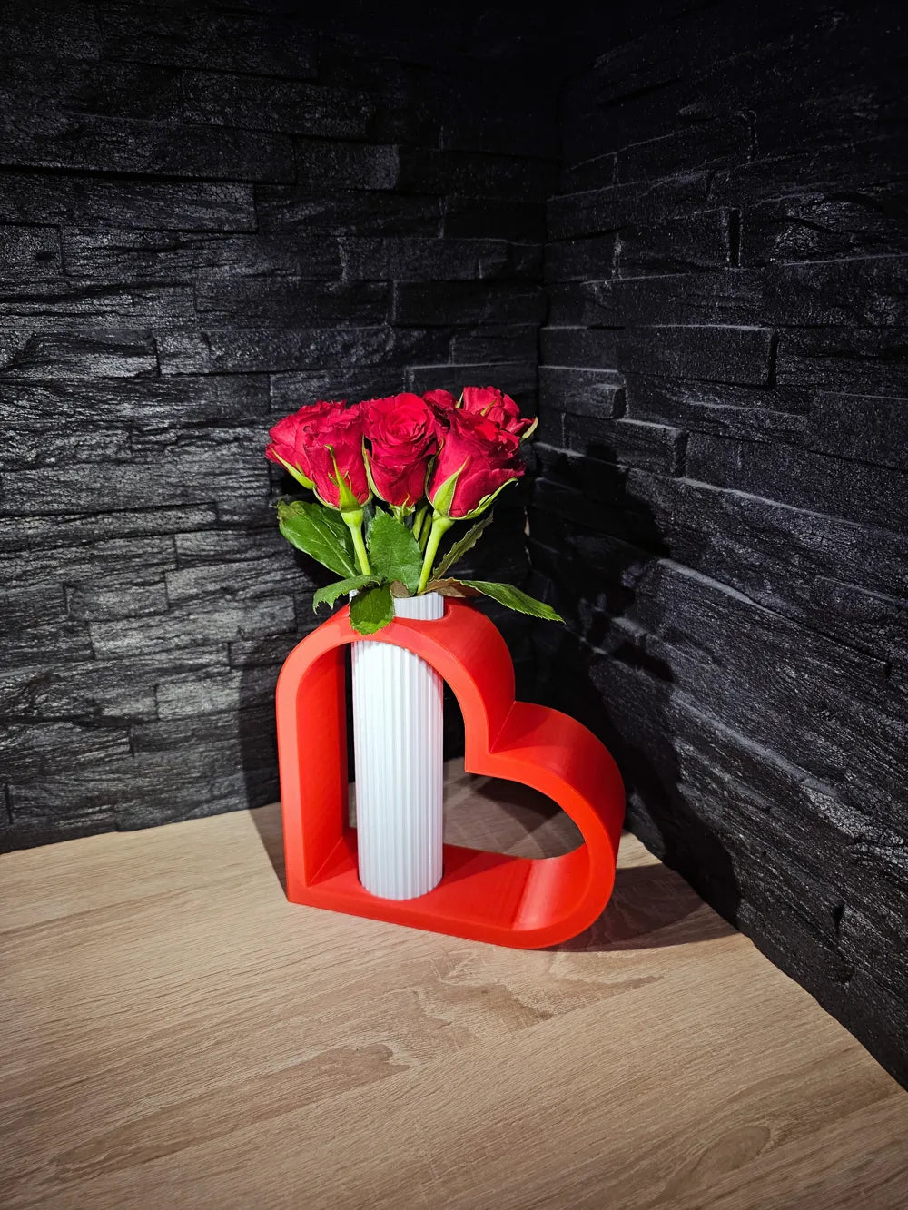 7Art 3D – Modern Heart Blossom