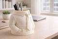Formal Shirt & Tie Pen Holder – Creative Office Desk Organizer (3D Printed)