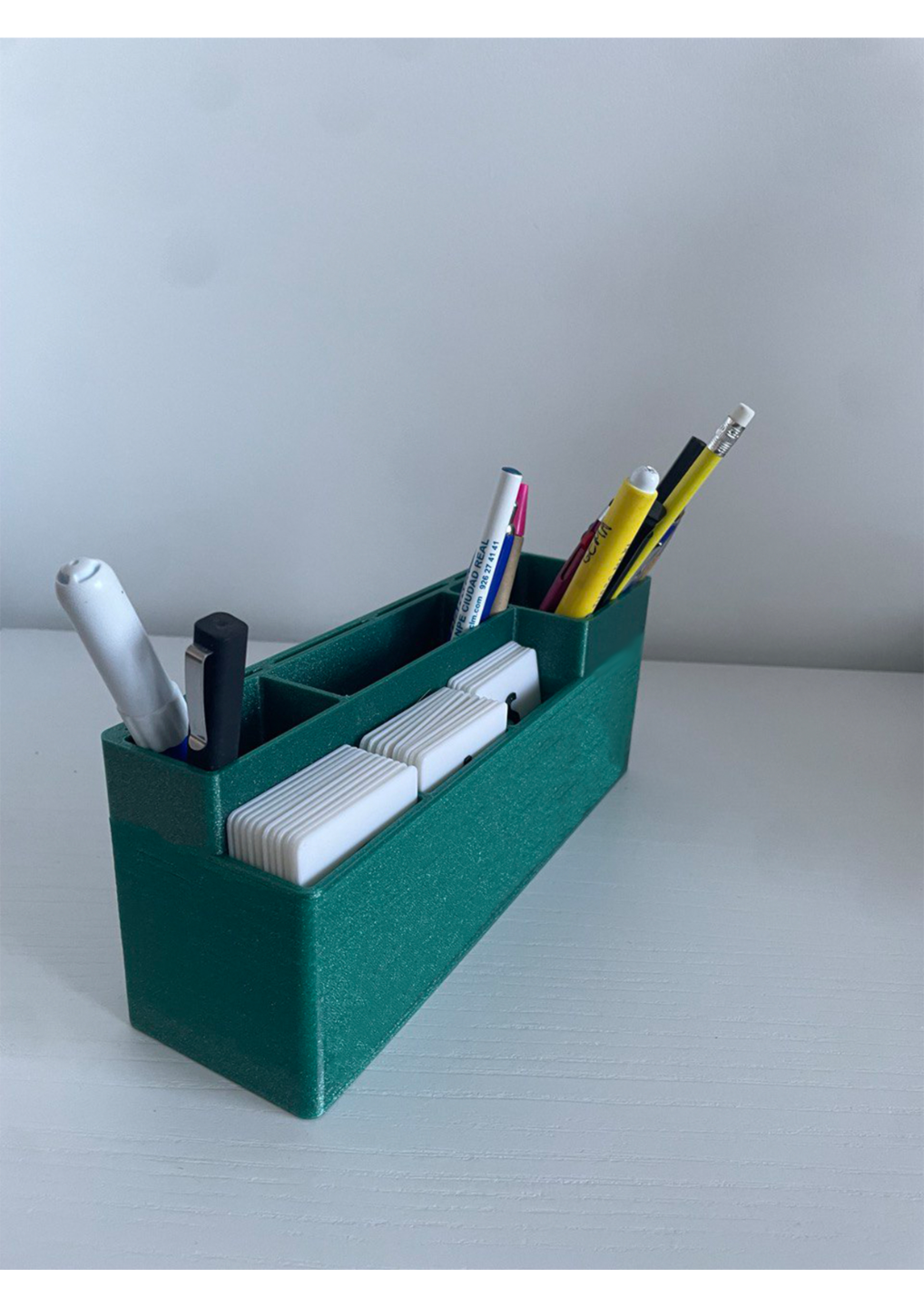Custom Perpetual Calendar Desk Organizer – 3D Printed Pen Holder with Date Blocks