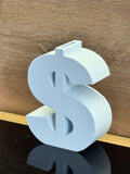 Dollar Sign Money Bank – Modern $ Shaped Savings Box