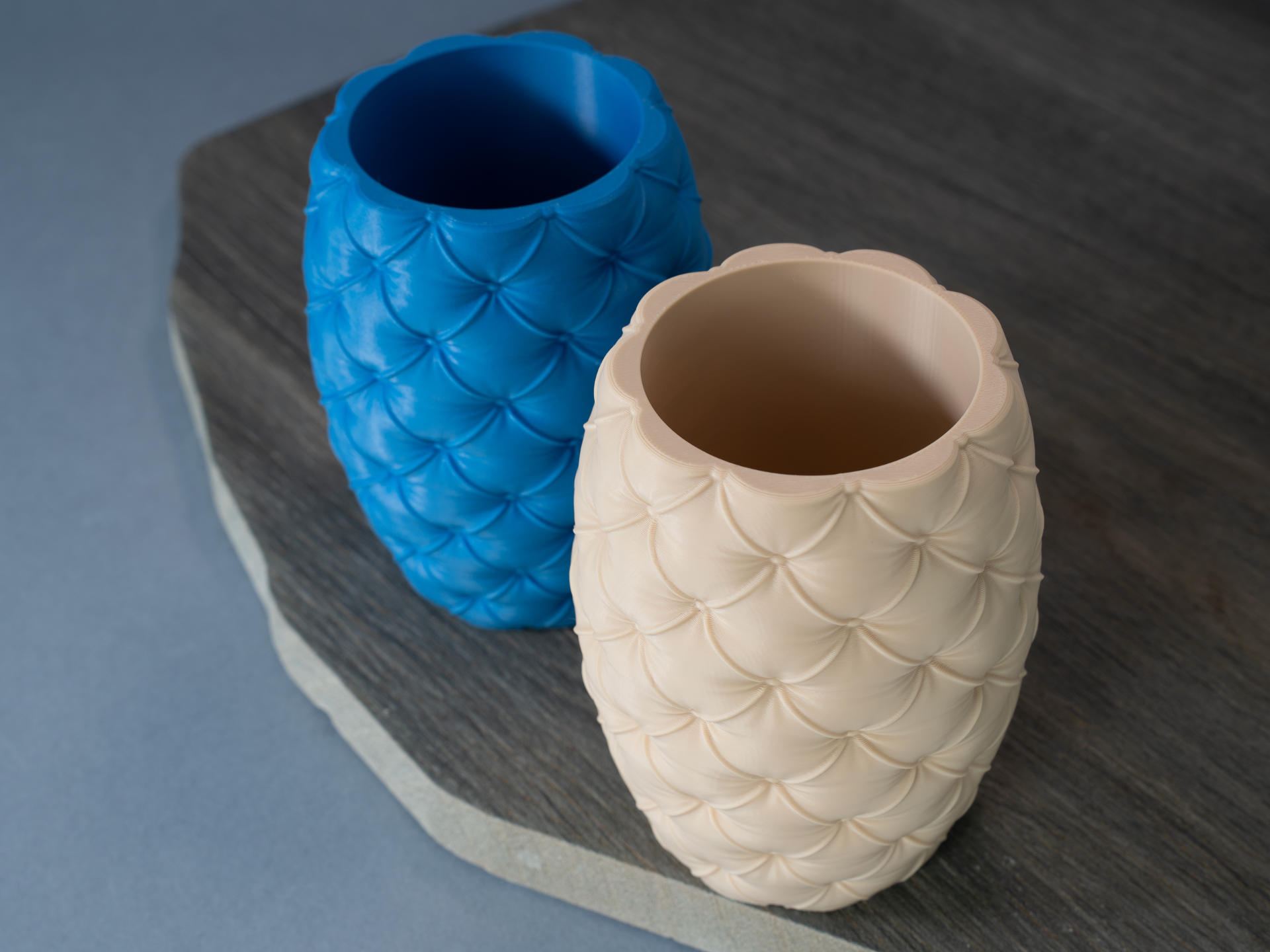 Chester Luxury Pencil Holder – Elegant Textured Desk Organizer