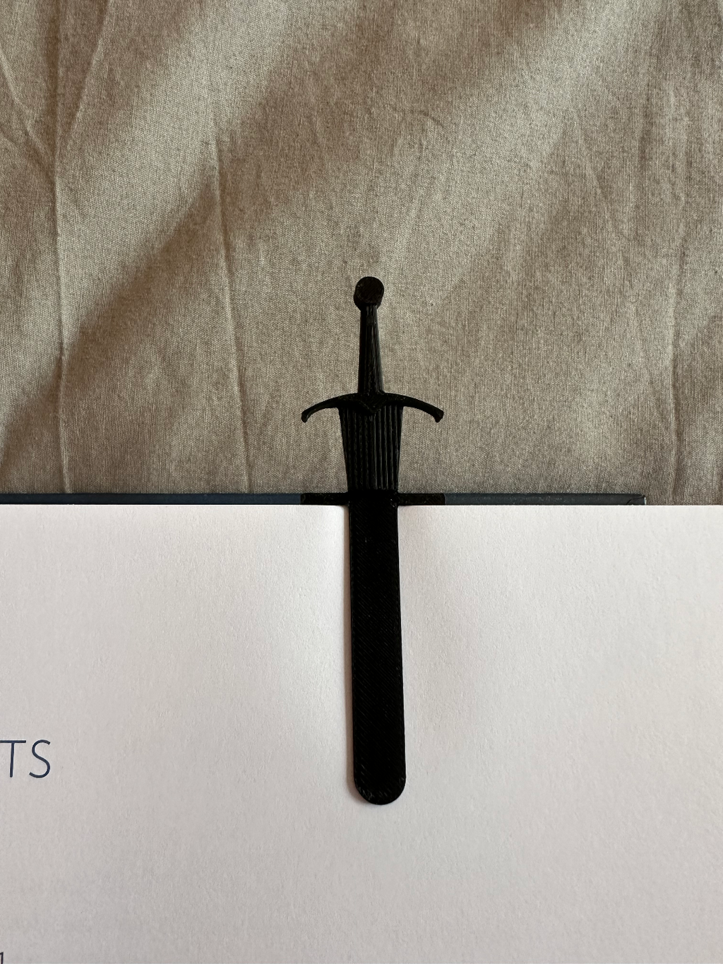 Sword Bookmark – 3D Printed Fantasy Sword Book Marker | Unique Bookmark for Book Lovers & Fantasy Readers