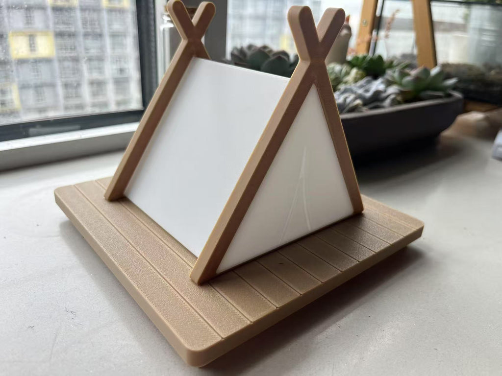 Kids Teepee Tent LED Night Lamp – Cozy Warm Glow Decorative Table Light