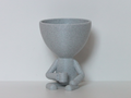 Cute Cactus Planter Figurine with Coffee Cup – Decorative Mini Plant Pot